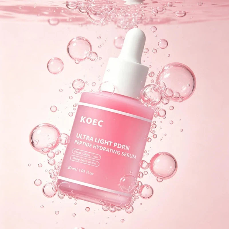 PDRN Salmon DNA Pink Peptide Facial Serum for Radiance and Hydration