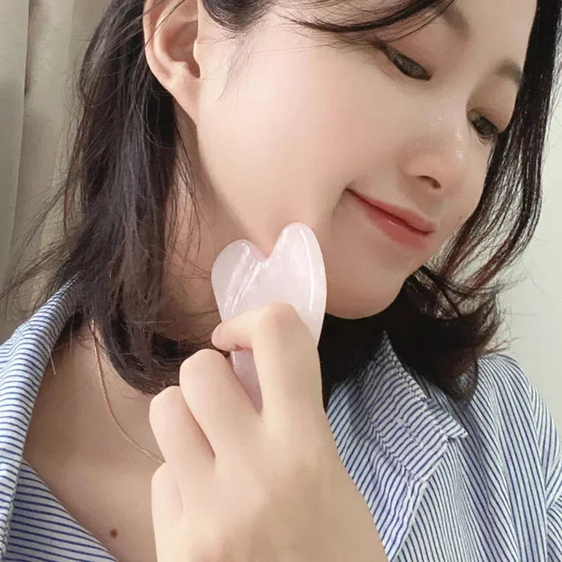 Heart Shaped Natural Stone Gua Sha
